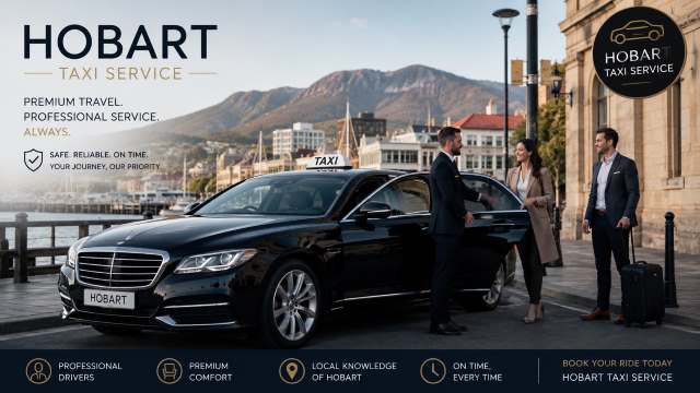 Professional driver and comfortable vehicle from Hobart Cab Service